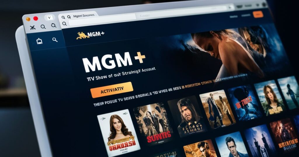 Activate MGM+ From a Web Browser