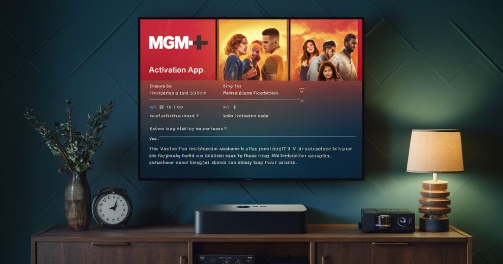 How do I activate my MGM+ app on Apple TV?